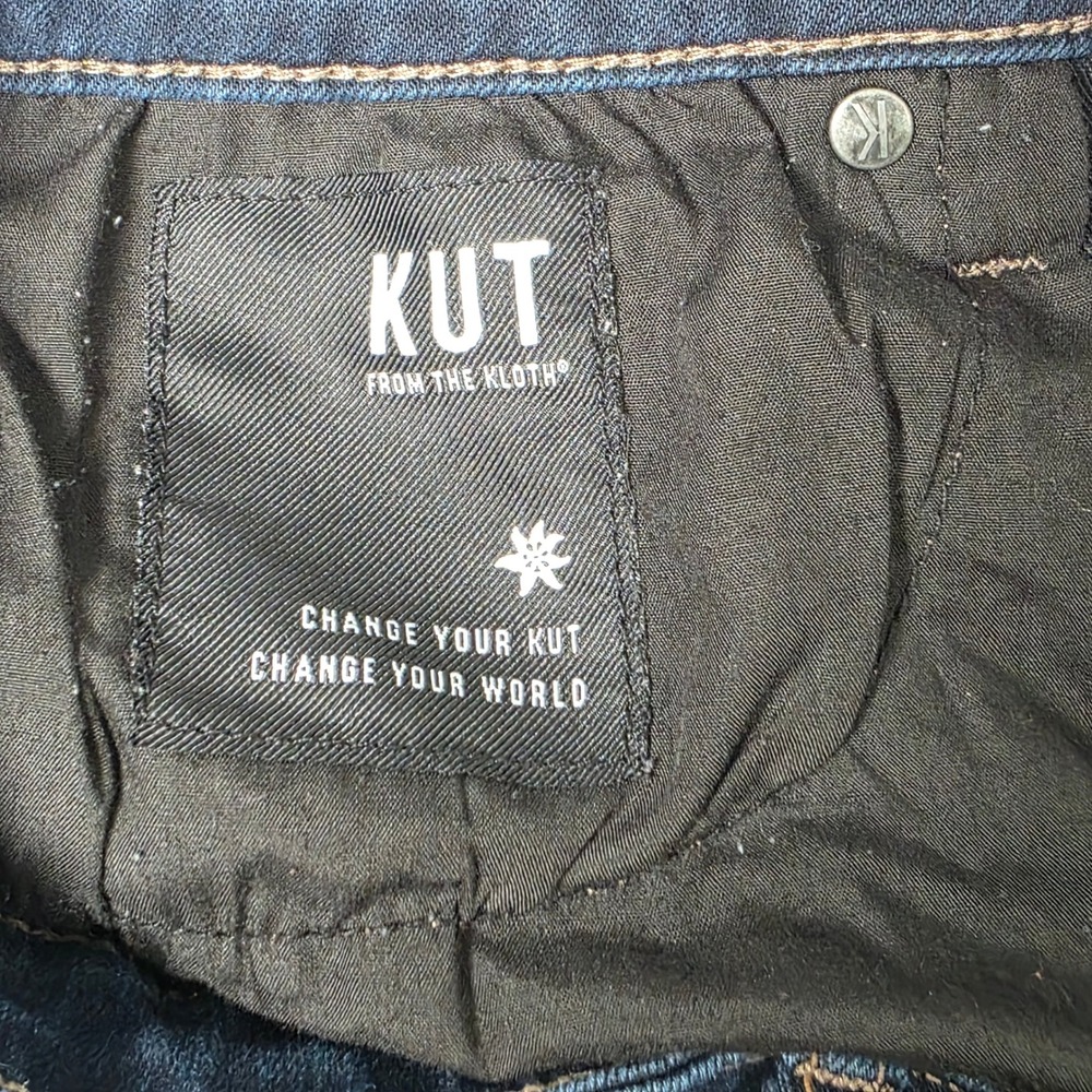 Kut from the‎ Kloth Toothpick Skinny Jeans Womens 16S Dark Wash Indigo Stretch - Picture 10 of 13